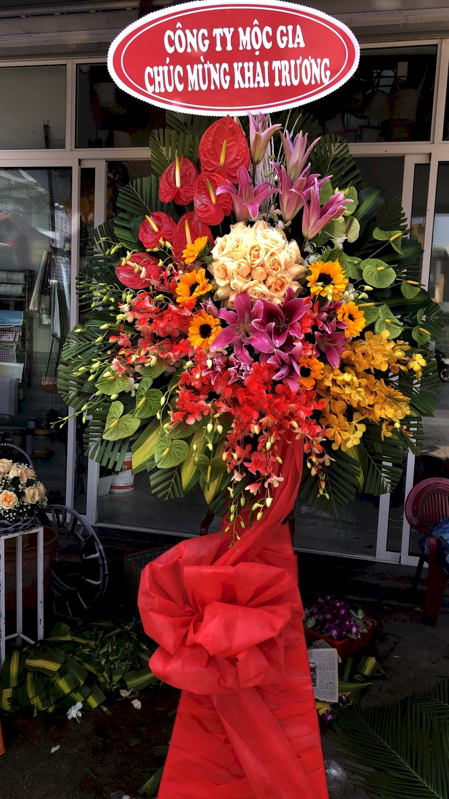 Dịch vụ đặt hoa khai trương Vũng Tàu uy tín