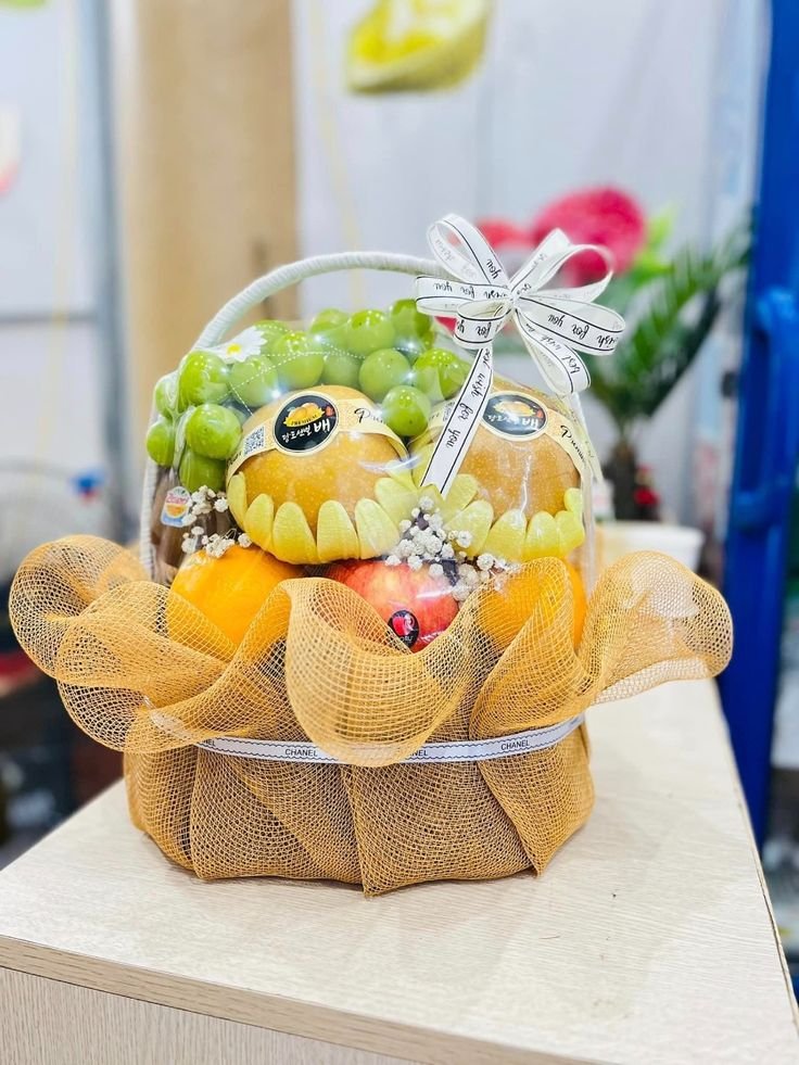 Giỏ trái cây quà tặng - Lựa chọn hoàn hảo cho mọi dịp lễ