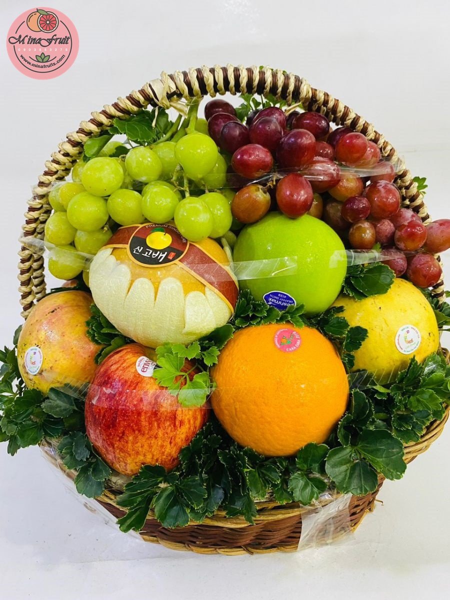Giỏ trái cây quà tặng - Lựa chọn hoàn hảo cho mọi dịp lễ
