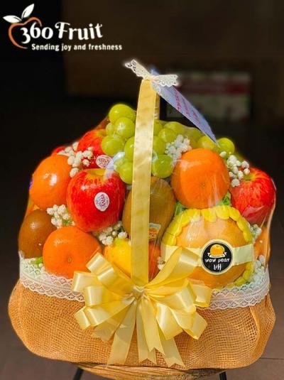 Giỏ trái cây Vũng Tàu - Quà tặng trái cây độc đáo cho mọi dịp